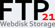 FTP21 Webdisk Storage